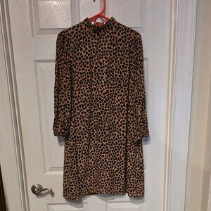 Ann Taylor Heart Print Dress